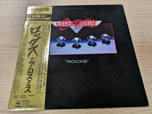 Aerosmith "Rocks" Orig Japan 1976 EX/M- Obi/Insert