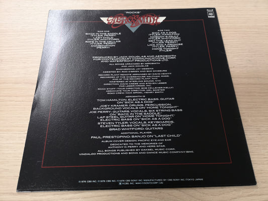 Aerosmith "Rocks" Orig Japan 1976 EX/EX