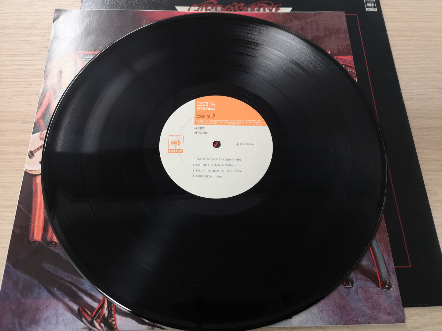 Aerosmith "Rocks" Orig Japan 1976 EX/EX