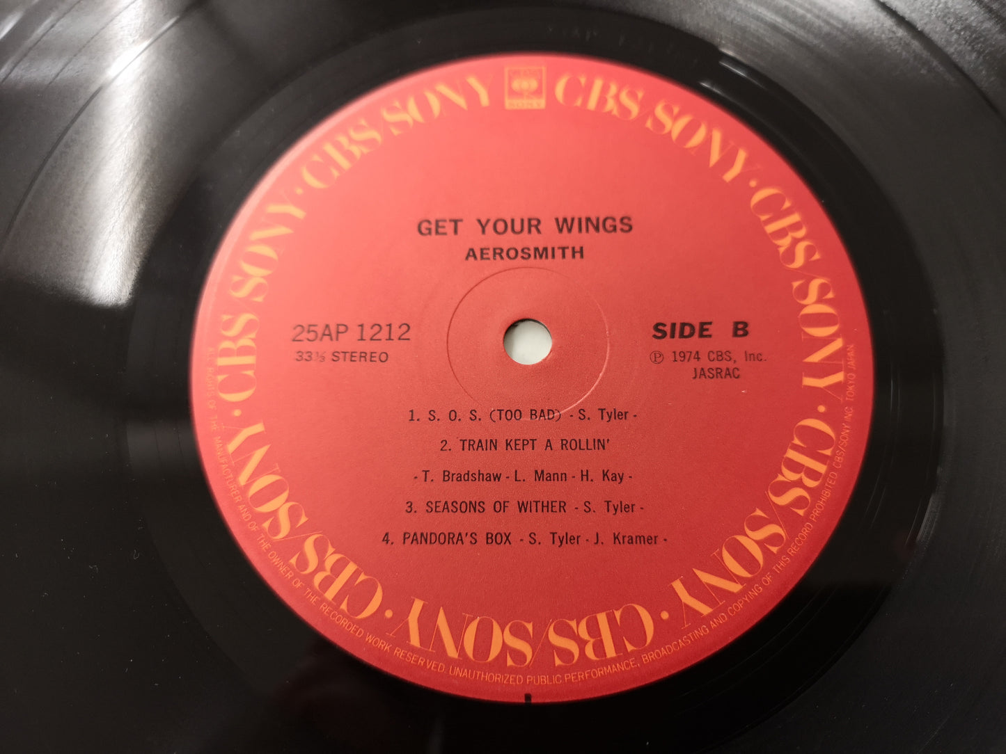 Aerosmith "Get your Wings" Re Japan 1978 M-/M- Obi & Insert
