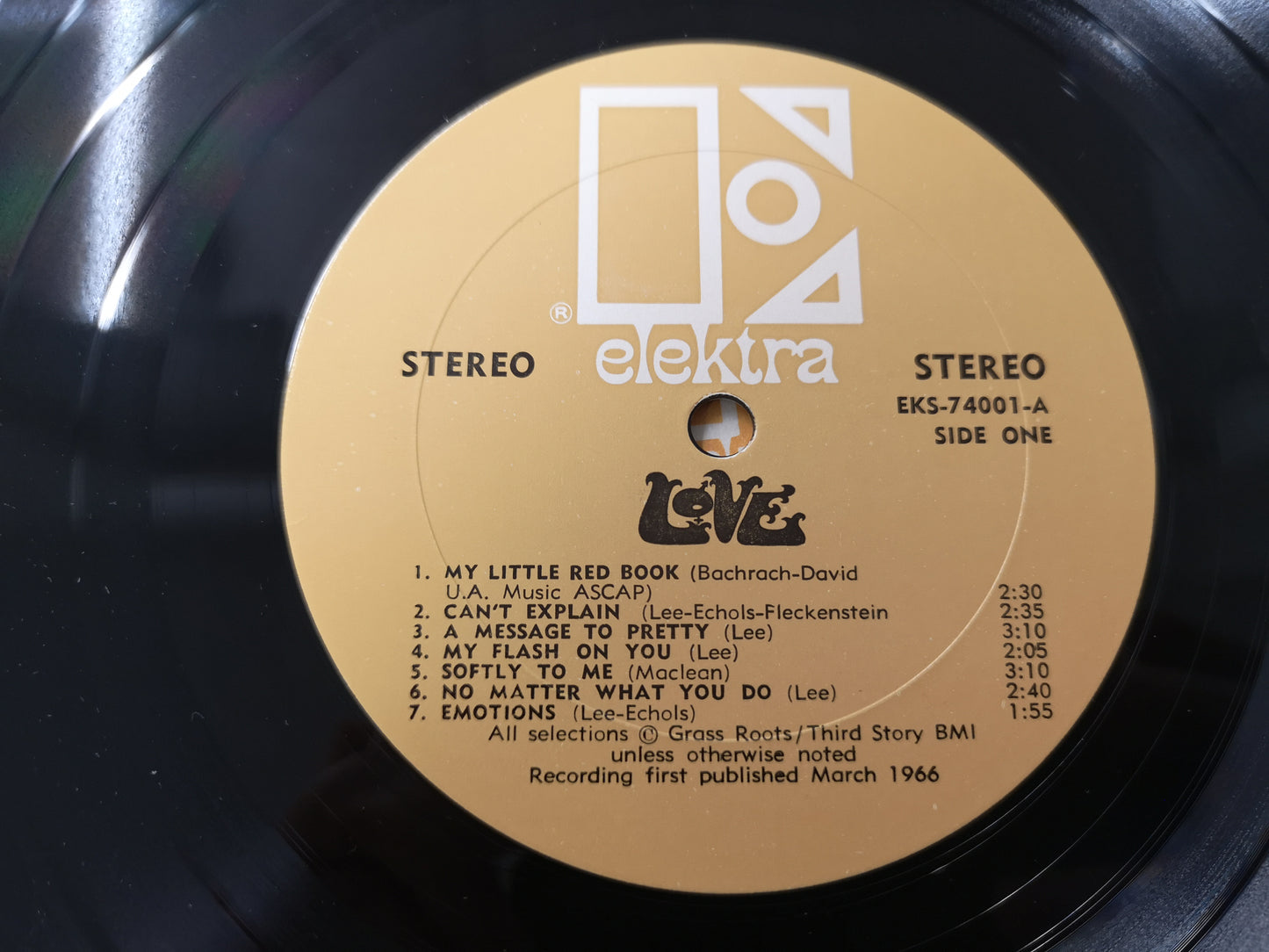 Love "ST" Orig US 1966 EX/EX Arthur Lee