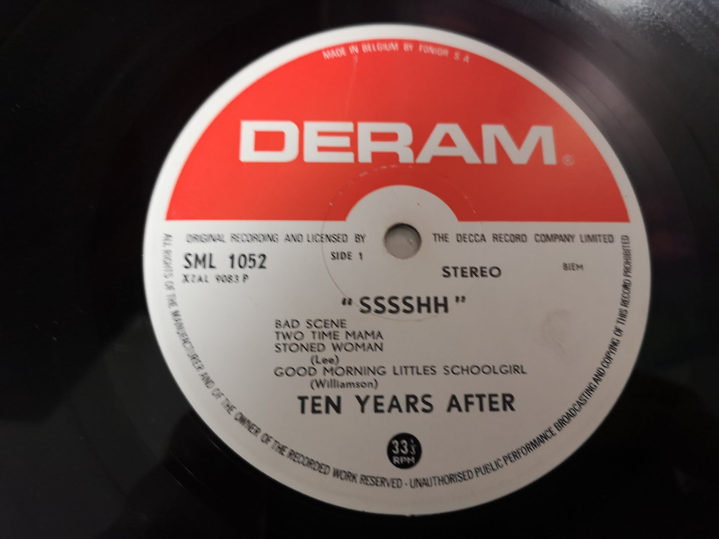 Ten Years After "Ssssh." Orig Uk 1969 EX/VG+
