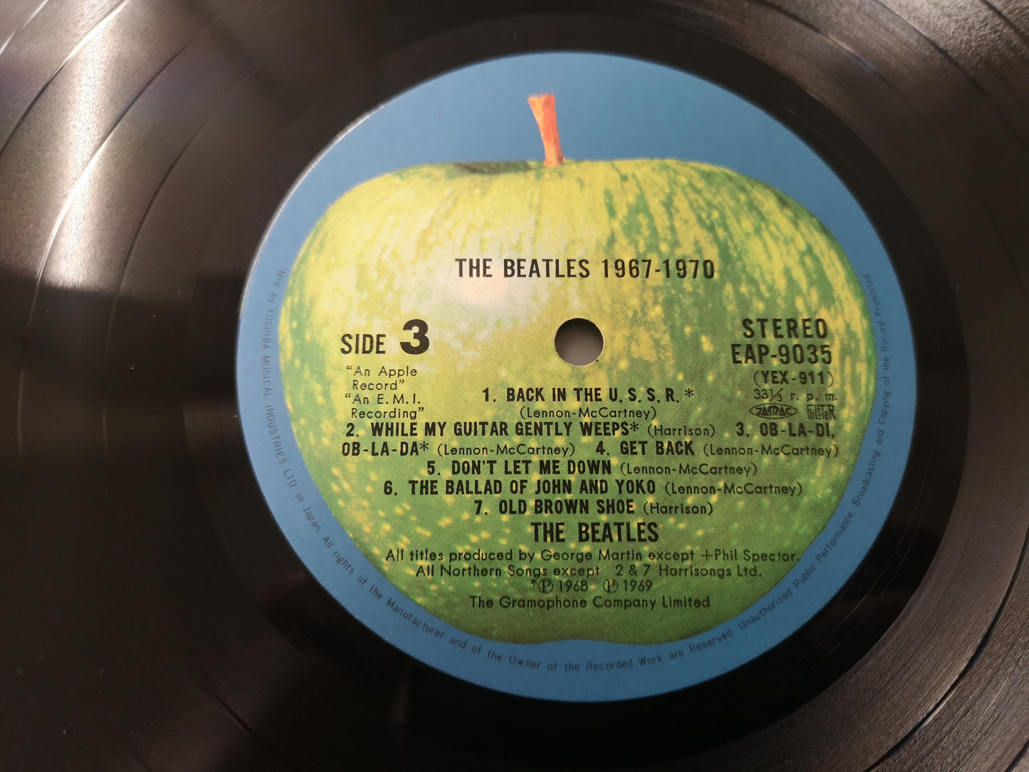 Beatles "1967-1970" Japan Re 1973 2 Lps