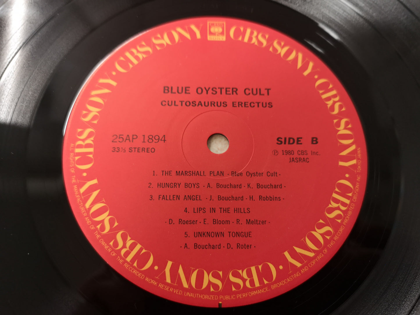 Blue Öyster Cult "Cultösaurus Erectus" Orig Japan 1980 M-/M-