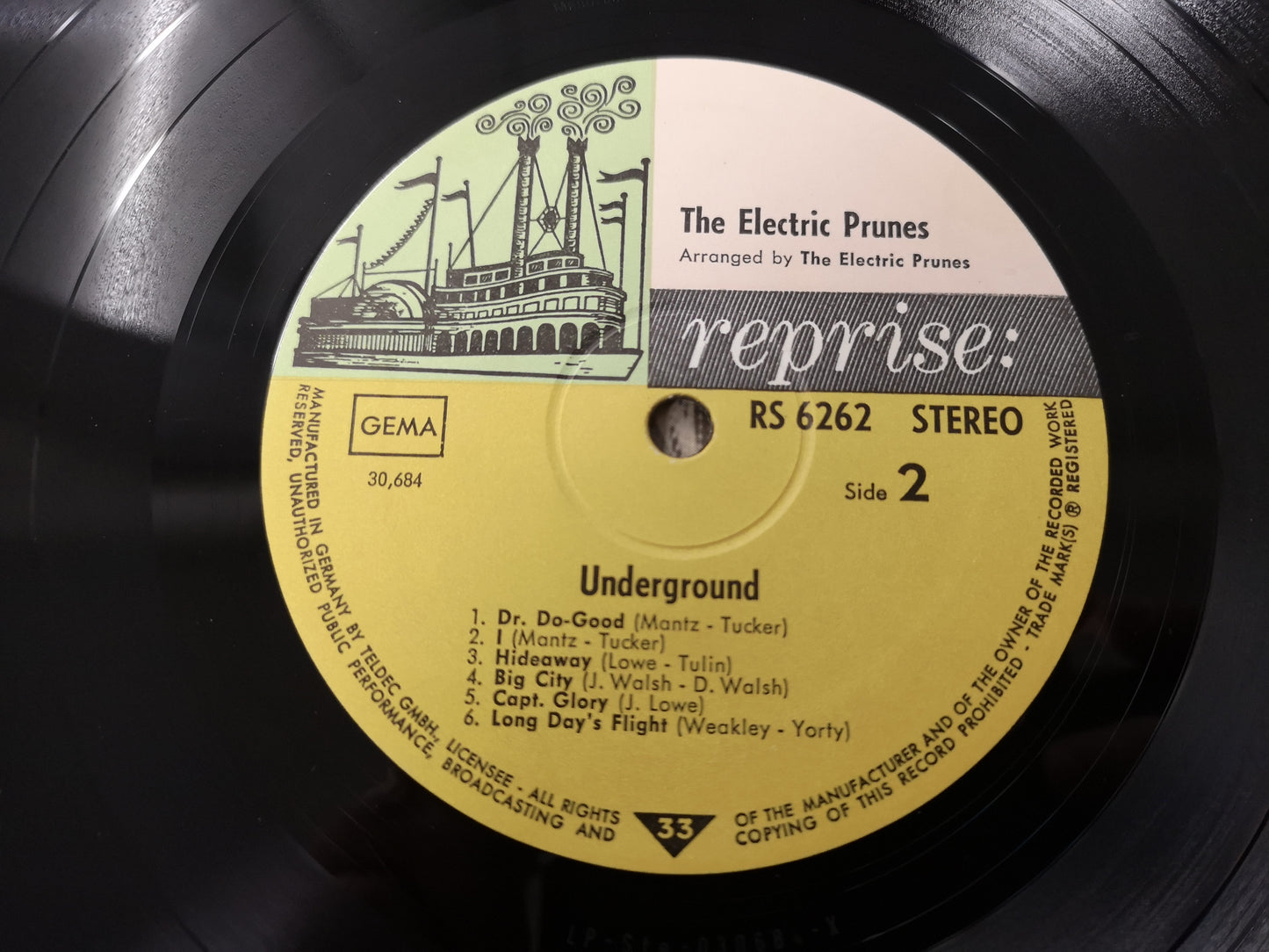 Electric Prunes "Underground" Orig Germany 1967 M-/M-