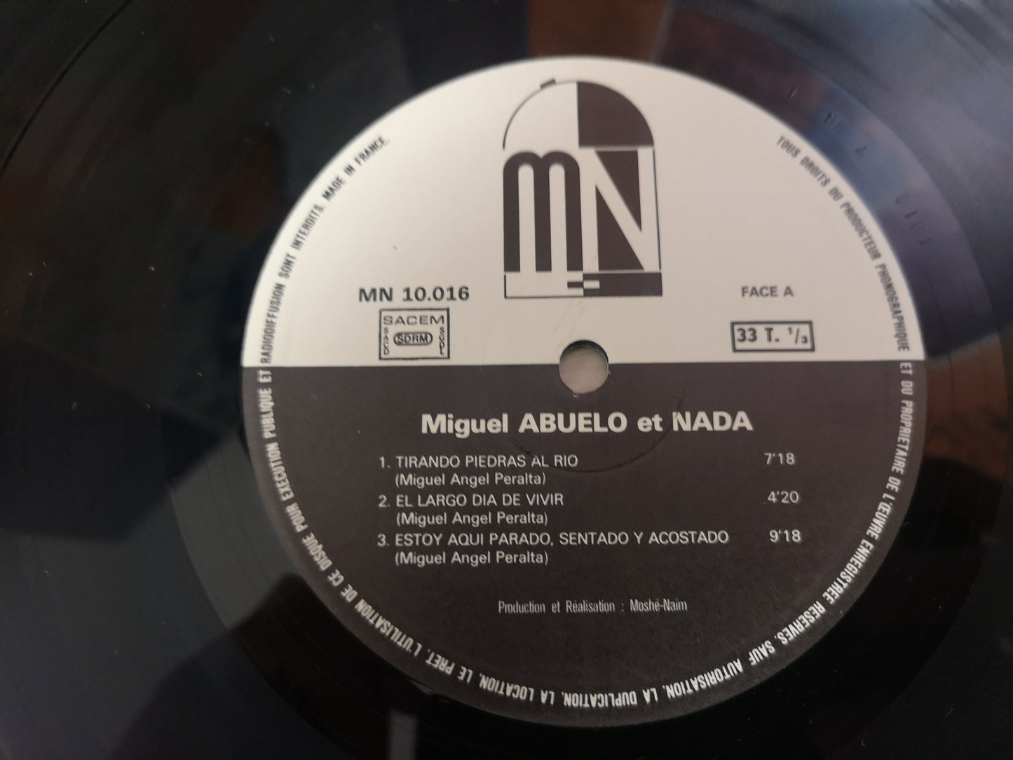 Miguel Aguelo & Nada "S/T" Orig Fr 1975 M-/M-