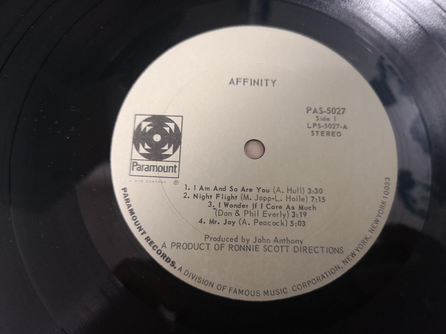 Affinity "S/T" Orig US 1970 Linda Hoyle M-/EX