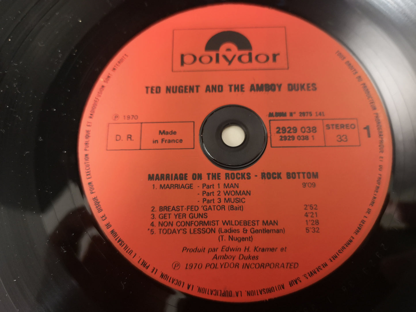 Ted Nugent & Amboy Dukes "Survival/Marriage" 2 Lps M-/M-/M-