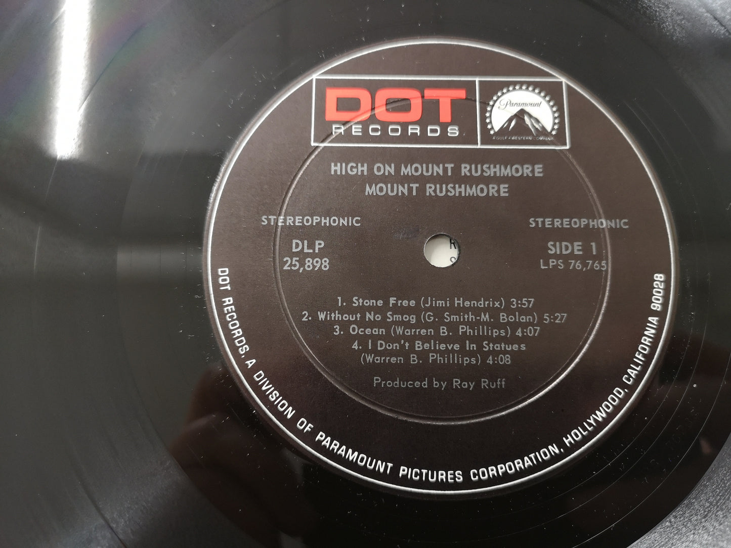 Mount Rushmore "High On" Orig Us 1968 EX/EX Fuzz Psych