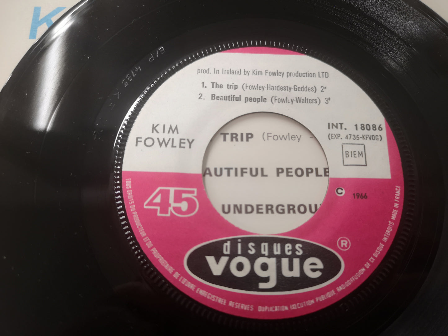 Kim Fowley "The Trip" Orig Fr EP M-/M-