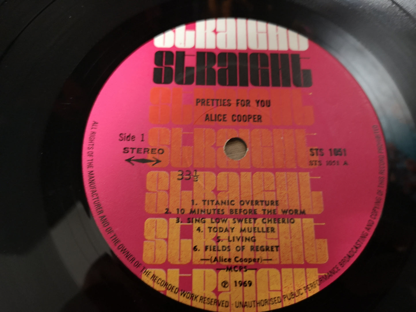 Alice Cooper "Pretties for You" Orig UK 1969 VG+/EX