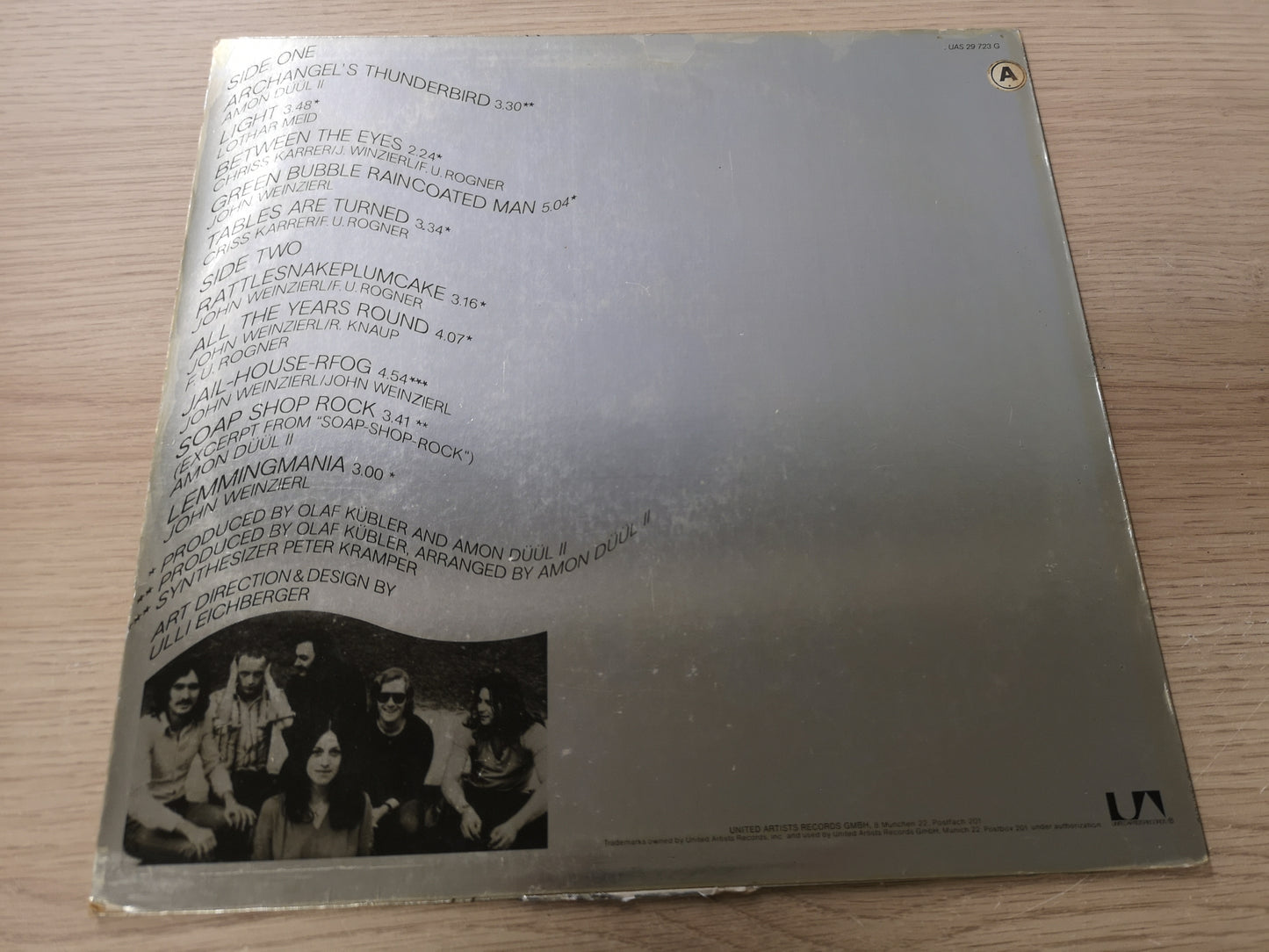 Amon Düül II "Lemmingmania" Orig Ger 1974 VG++/EX