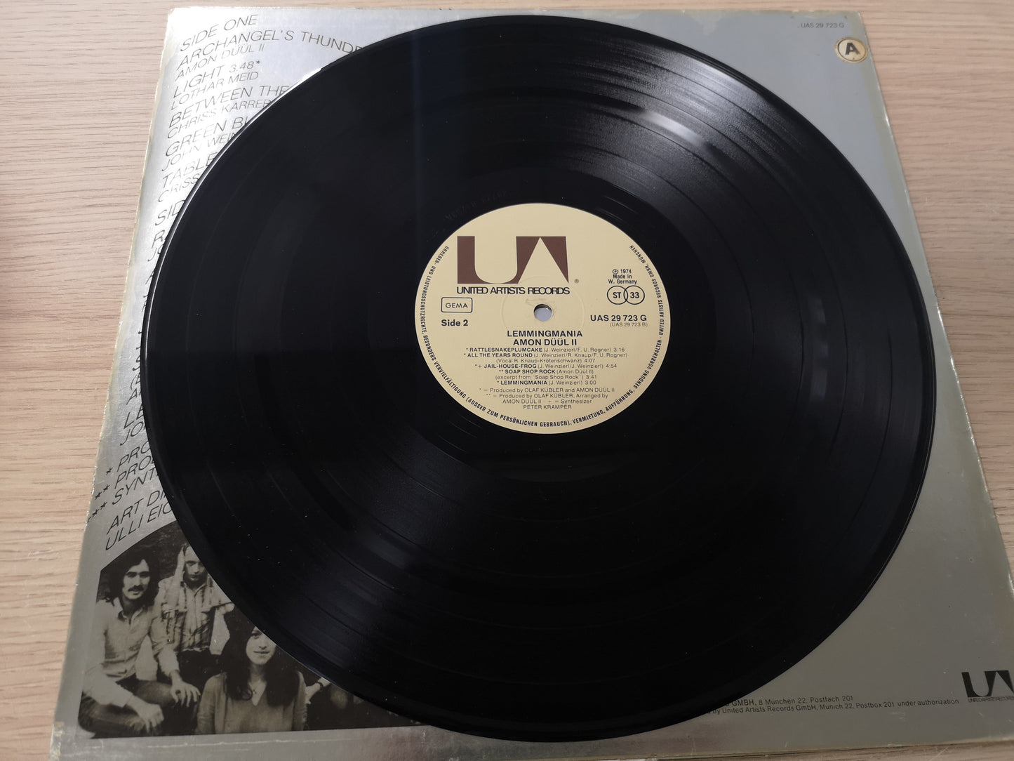 Amon Düül II "Lemmingmania" Orig Ger 1974 VG++/EX