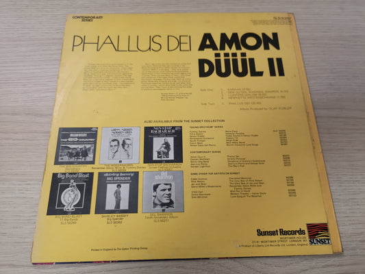 Amon Düül II "Phallus Dei" UK 2nd Press 1969/72 VG+/VG+