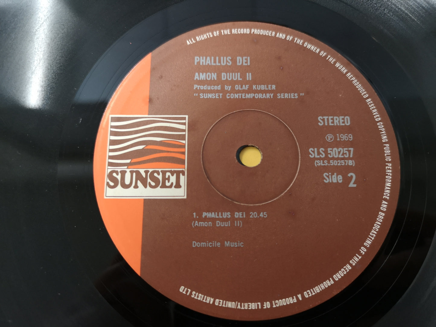 Amon Düül II "Phallus Dei" UK 2nd Press 1969/72 VG+/VG+