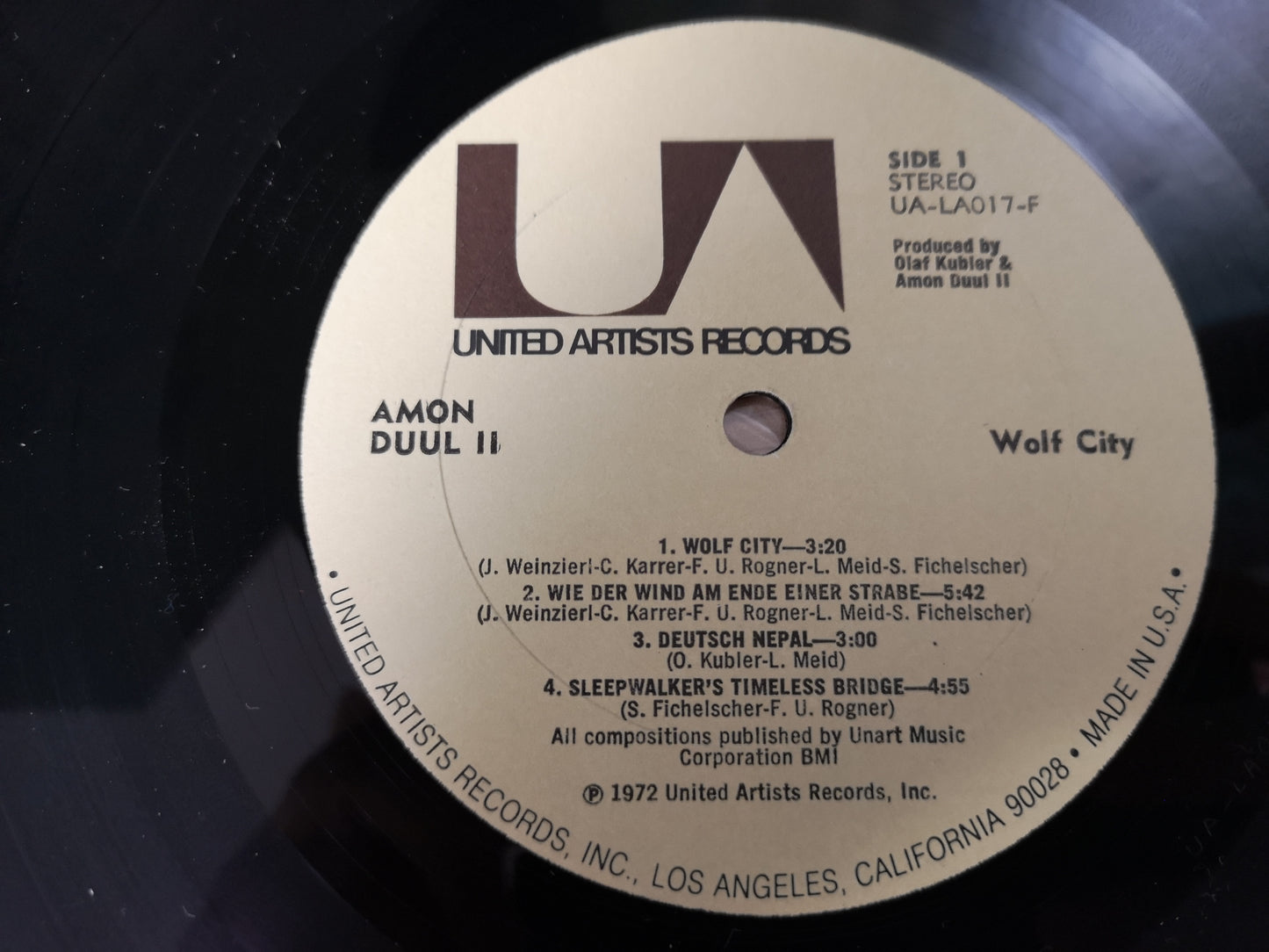 Amon Düül II "Wolf City" Orig US 1972 VG++/M-