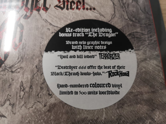 Deströyer 666 "Cold Steel" Re (Ltd 500 Copies) NEW Clear Vinyl
