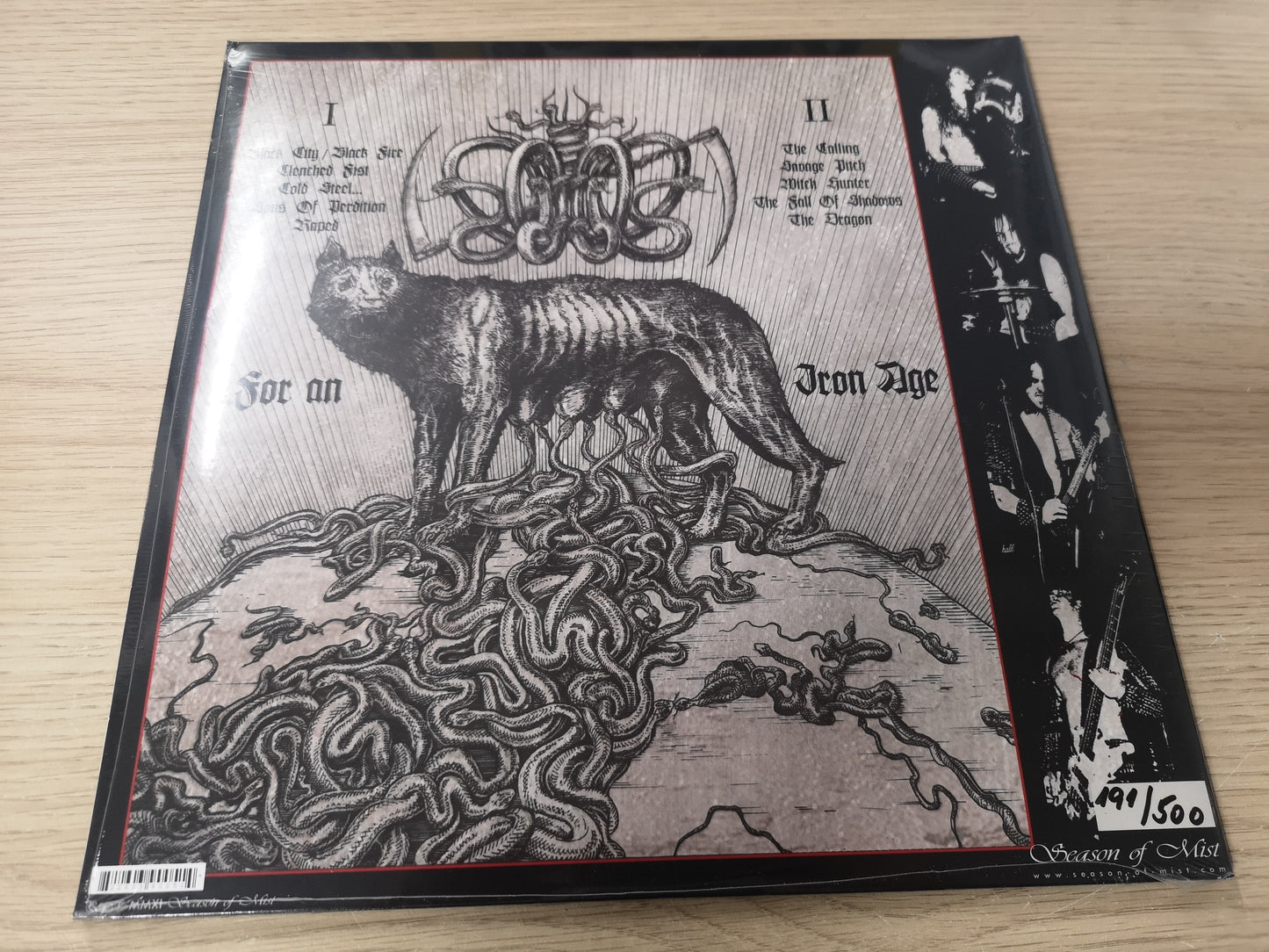 Deströyer 666 "Cold Steel" Re (Ltd 500 Copies) NEW Clear Vinyl