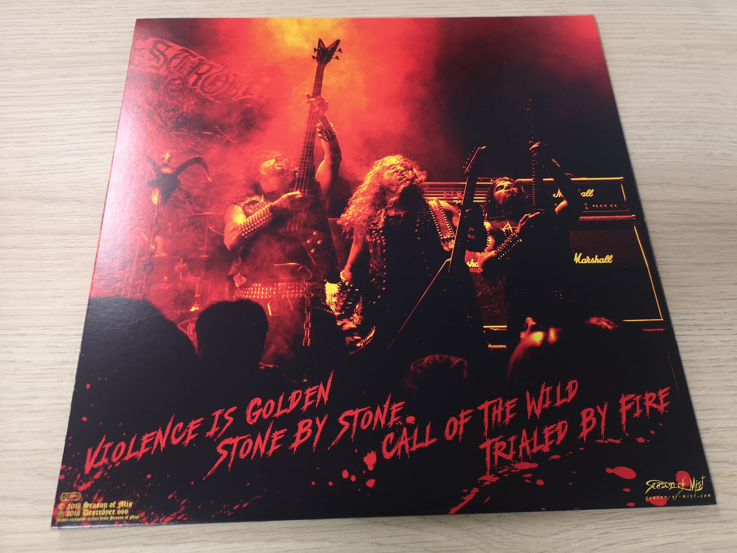 Deströyer 666 "Call of the Wild" EP Yellow Vinyl NEW 2018