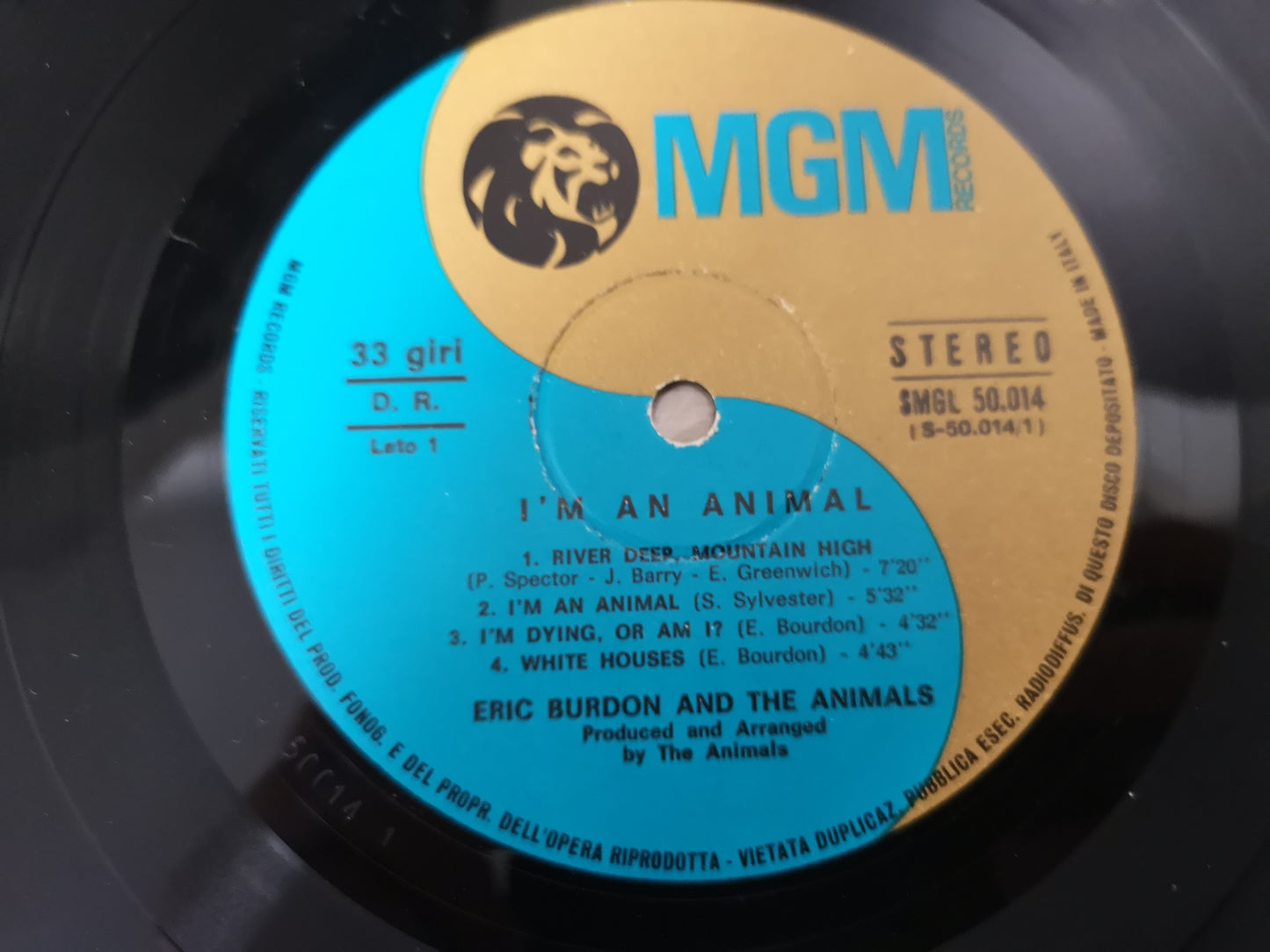 Eric Burdon and the Animals "I'm an Animal" Orig Italy 1968 EX/M- 2 Lps