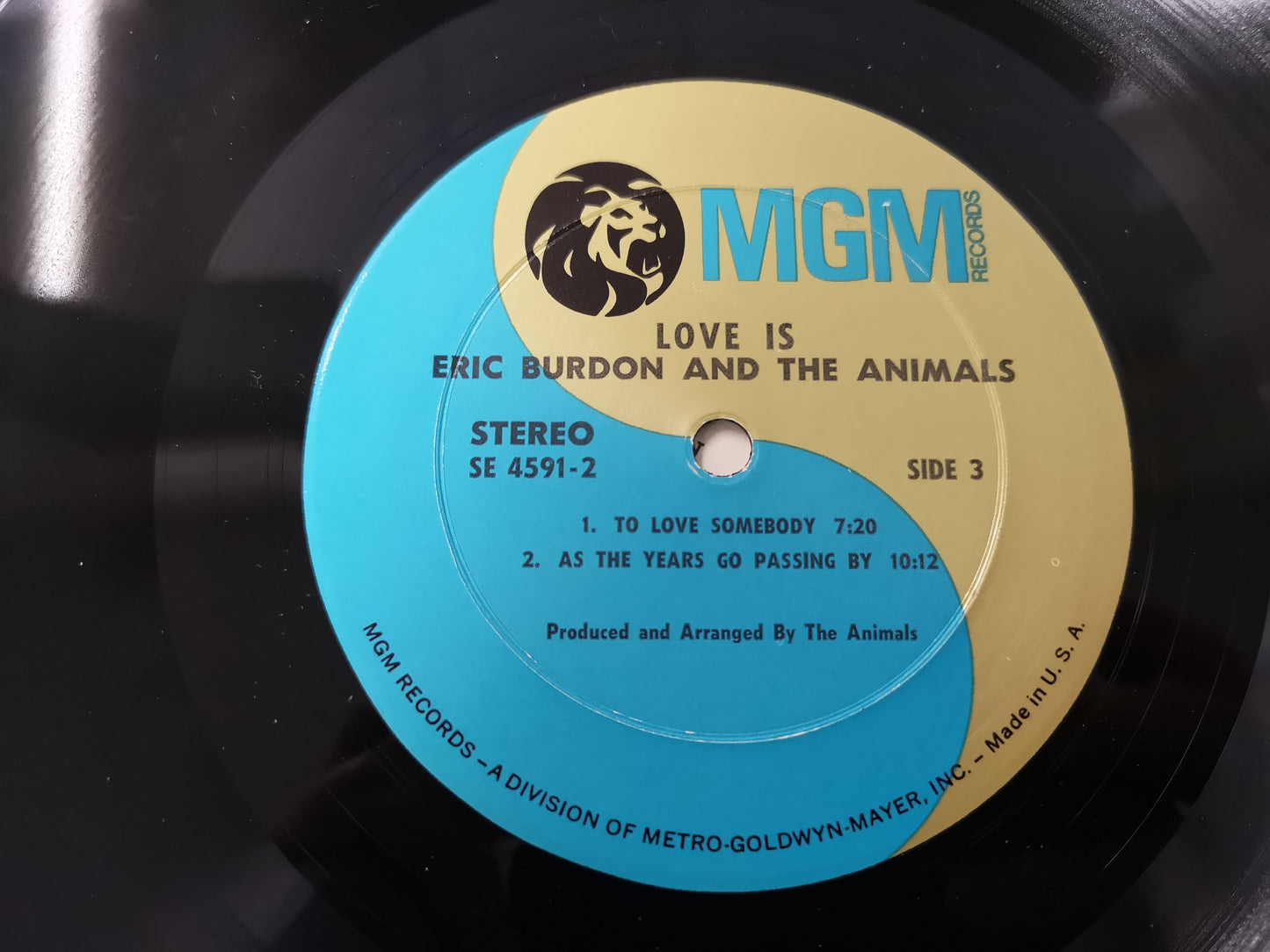 Eric Burdon and the Animals "Love Is" Orig US 1968 M-/M-