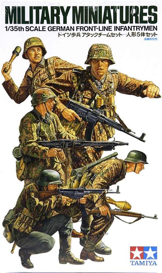Military Miniatures - German Front-Line Infantrymen - TAMIYA 1/35
