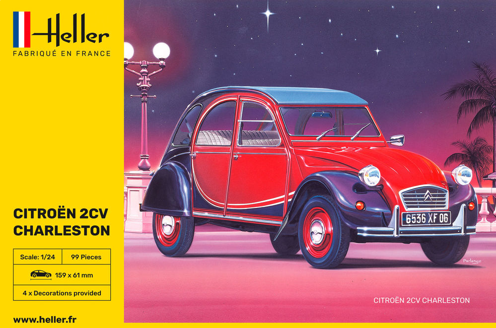 Citroën 2CV Charleston - HELLER 1/24