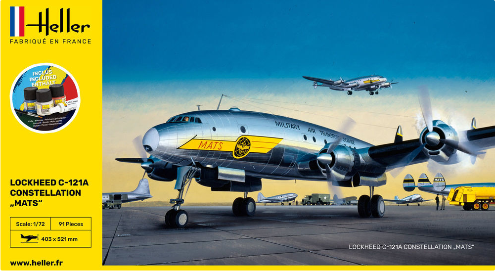 Lockheed C-121A Constellation "MATS" - HELLER 1/72