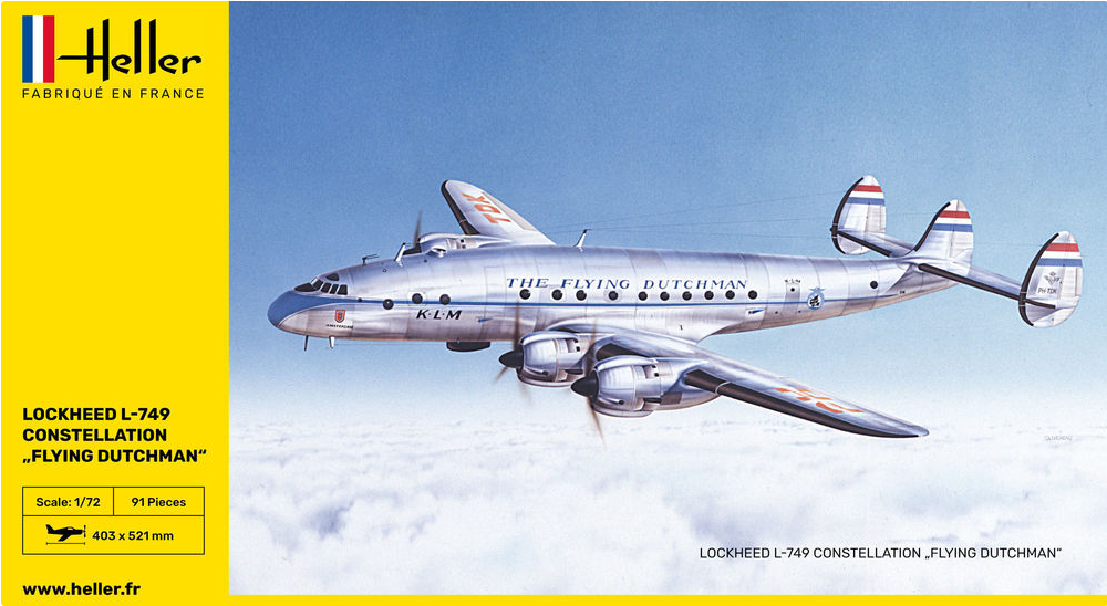 Lockheed L-749 Constellation "Flying Dutchman" - HELLER 1/72