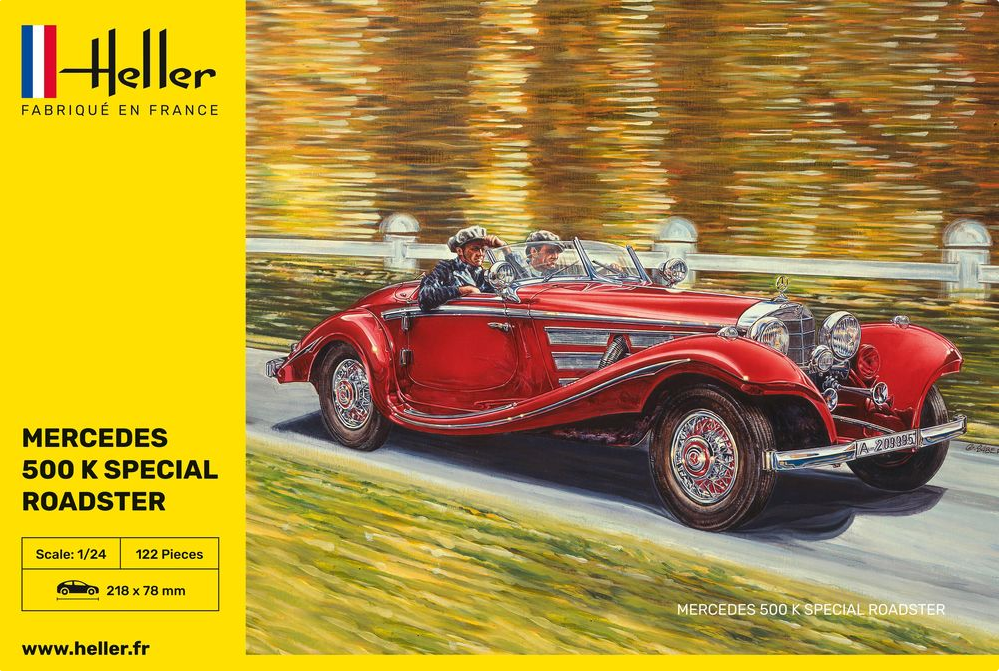 Mercedes 500 K Special Roadcaster - HELLER 1/24
