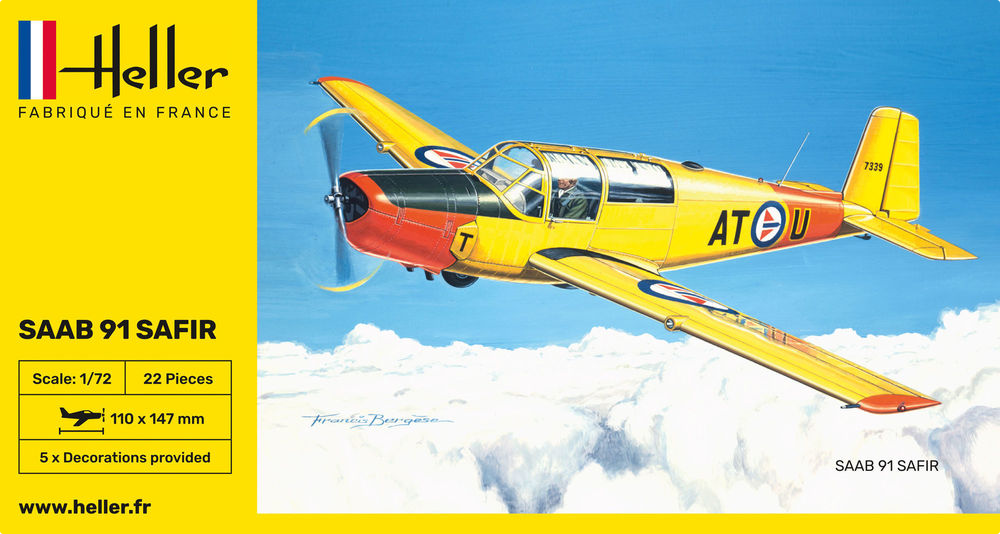 Saab 91 Safir - HELLER 1/72