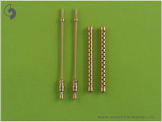 German Aircraft Machine Gun MG 17 barrels (2pcs) - Pitot Tube - MASTER MODEL 24-002