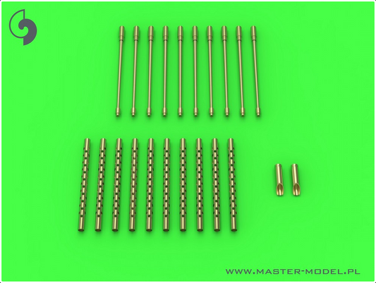 B-24 Liberator - set of 10 Browning M2 aircraft .50 caliber barrels with (for Hobby Boss) - MASTER MODEL 32-119