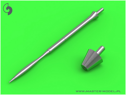 Dassault Mirage III Pitot Tube (with adapter for italeri kit) - MASTER MODEL AM-32-090