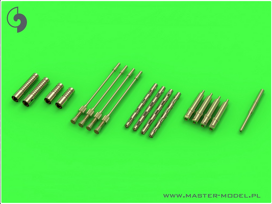 De Havilland Mosquito NF Mk.II / FB Mk.VI - Pitot tube & armament set (Browning .303 barrels and Hispano 20mm barrel tips) - MASTER MODEL 32-083