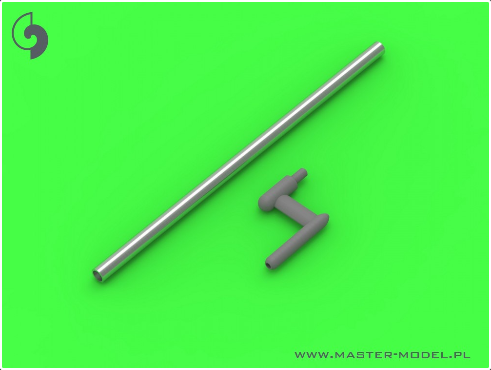 US WWII Pitot Tube - "L shape" type probe (1 pc) - use on export versions of US aircrafts (e.g. P-35, P-36, P-40, T-6, B-339) - MASTER MODEL 32-117
