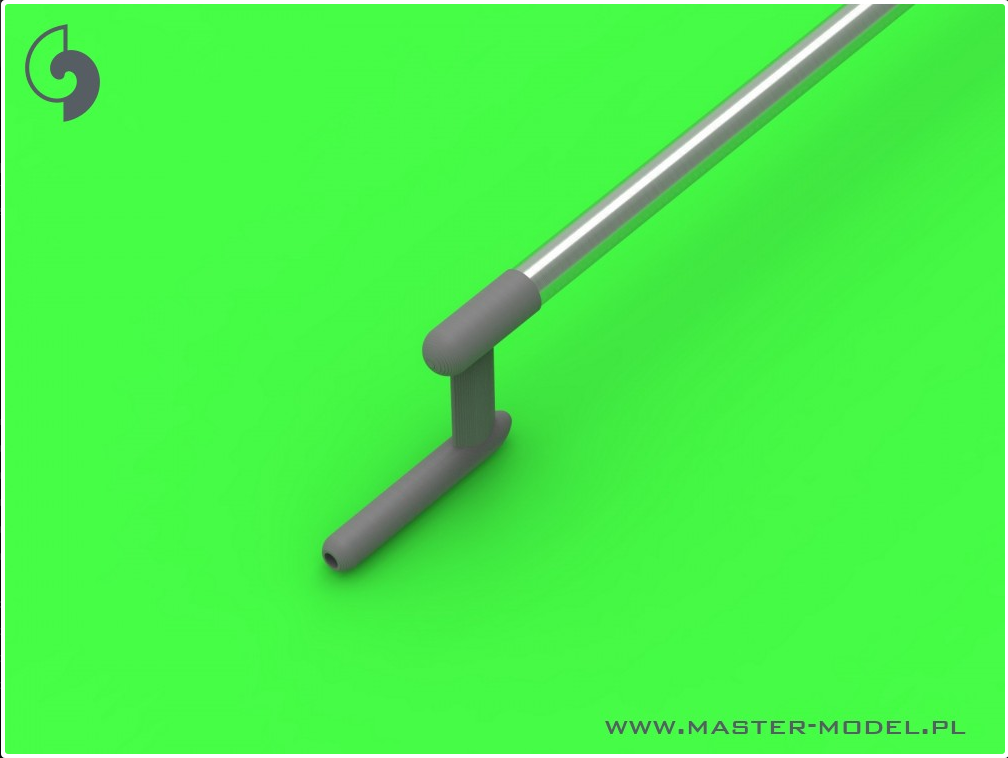 US WWII Pitot Tube - "L shape" type probe (1 pc) - use on export versions of US aircrafts (e.g. P-35, P-36, P-40, T-6, B-339) - MASTER MODEL 32-117