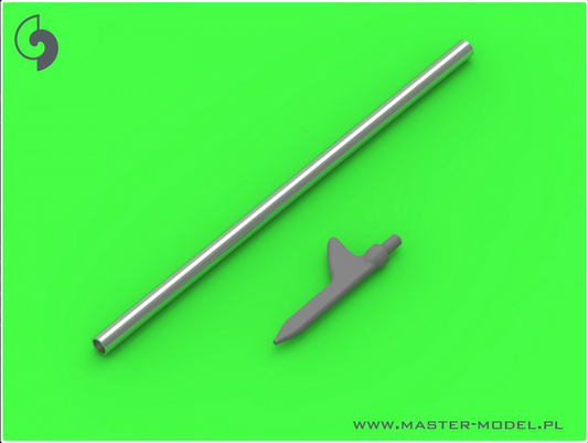 US WWII Pitot Tube - "Shark-fin" type probe (1 pc) - used on P-36, P-39, P-40, P-47, A-36, B-239, T-6, B-25 and many more - MASTER MODEL 32-116