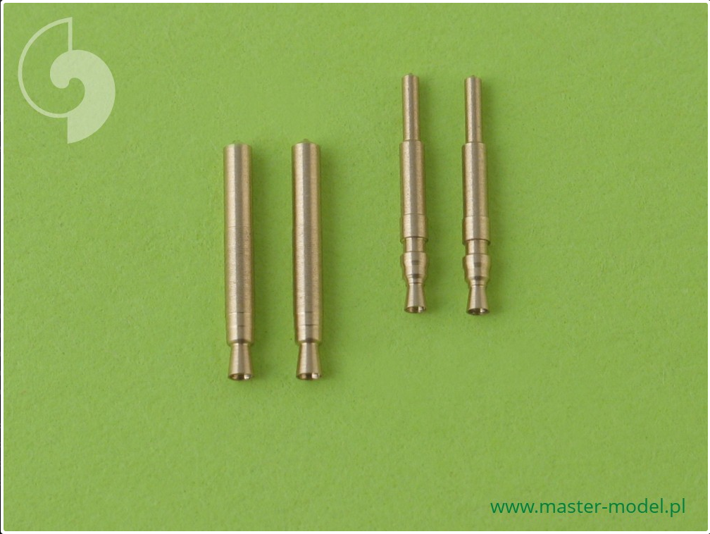 BF 109 E3-E9, T Armament Set MG 17 (Tips), MG FF Barrels - MASTER MODEL 48-009