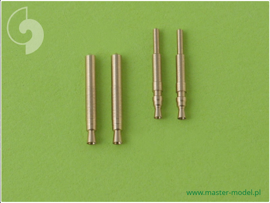 BF 109 E3-E9, T Armament Set MG 17 (Tips), MG FF Barrels - MASTER MODEL 48-009