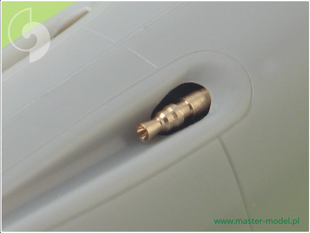 Bf 109 F, G1-G4 Armament (MG17 Tips) & Pitot Tube - MASTER MODEL 48-010