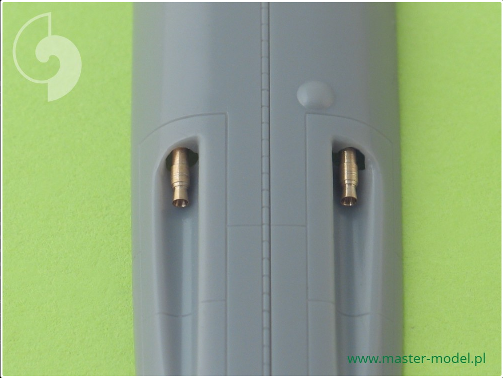 Bf 109 G5-G14, K Armament (MG 131 Tips) & Pitot Tube - MASTER MODEL 48-011