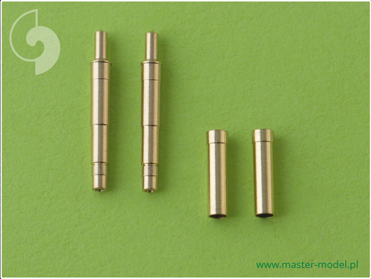 German Machine Gun Mk 108 (30mm) Barrels & Blast Tubes (2pcs) - MASTER MODEL 48-016