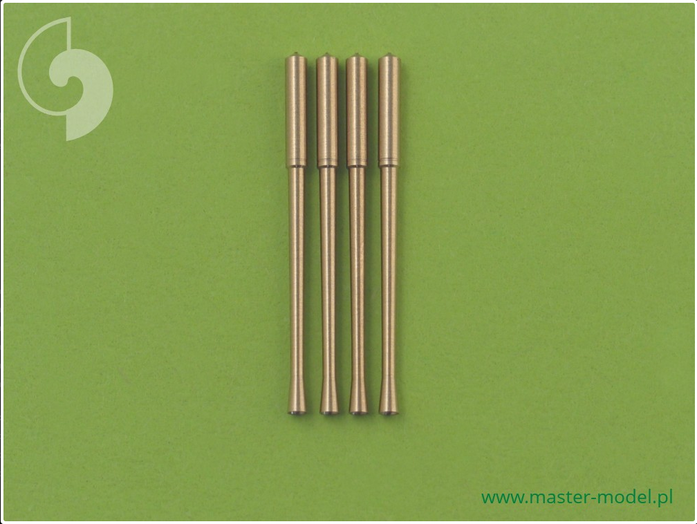Japanese Type 99 20mm Mark 2 Gun Barrels (4pcs) - MASTER MODEL 48-021
