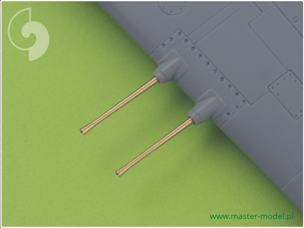 Japanese Type 99 20mm Mark 2 Gun Barrels (4pcs) - MASTER MODEL 48-021