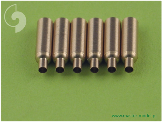 P-40 E-N Fairings w/ Blast Tubes for .50cal Browning (6pcs) - MASTER MODEL 48-025