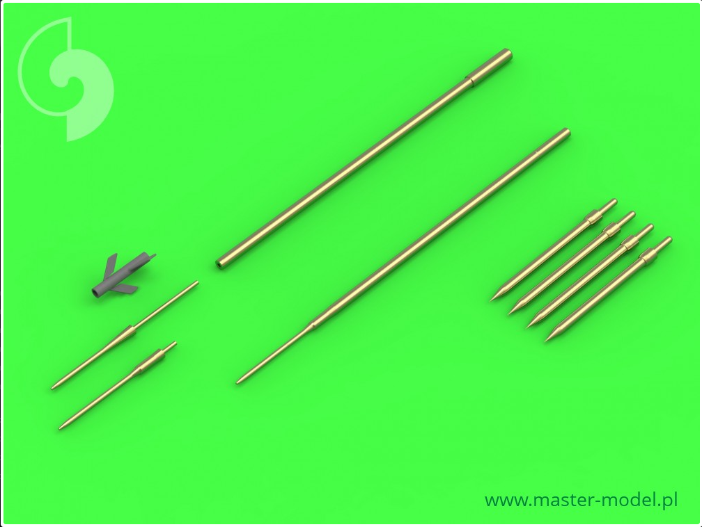 Su-9/Su-11 (Fishpot/Fishpot-C) Pitot Tubes and missile rails heads - MASTER MODEL 48-120