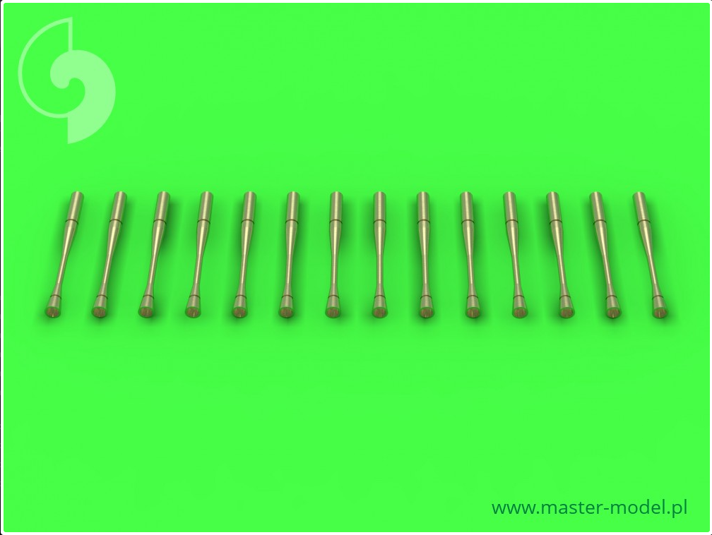 Static Dischargers - type used on Sukhoi jets (14 pcs) - MASTER MODEL 48-088