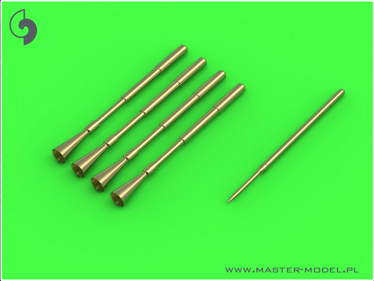 A-1 SKYRAIDER 20mm Gun Barrels w/ Flash Hiders & Pitot Tube - MASTER MODEL 48-128