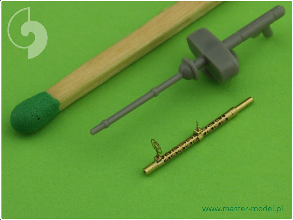 German Machine Gun MG 15 (7,92mm) Barrels & Etched Sights (2pcs) - MASTER MODEL 48-055